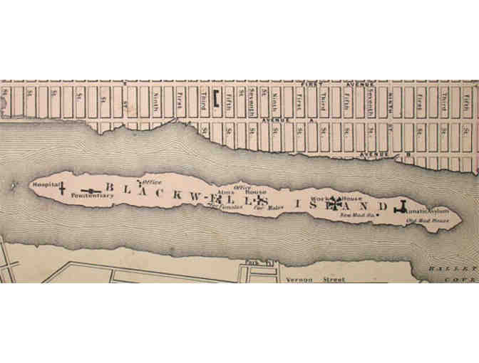 Antique Johnson's Map of New York and the Adjacent Cities from George Glazer Gallery