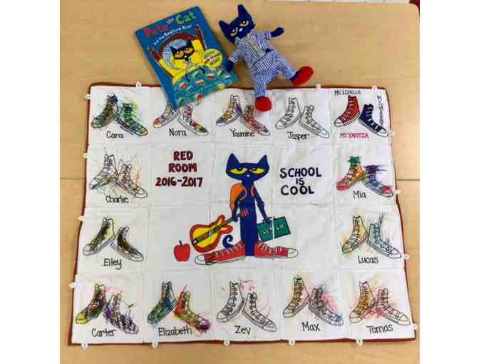 76 Red 1 3AM - Pete the Cat Quilt, Book and Plush