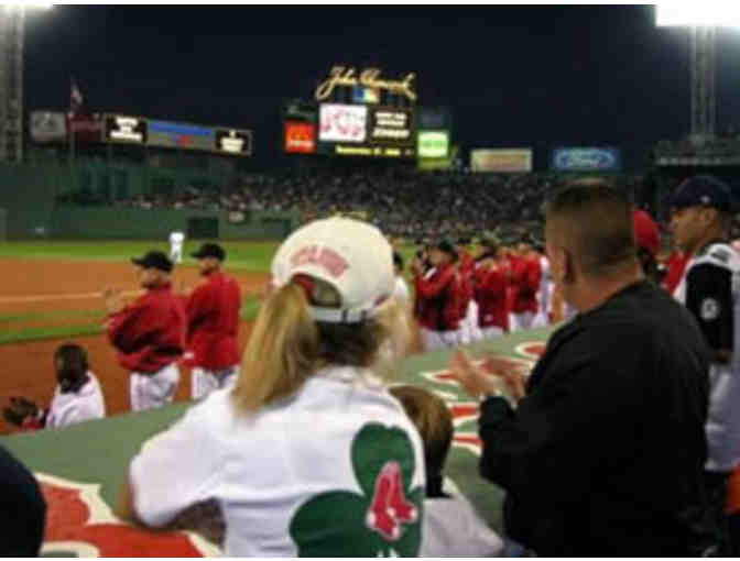 GALA NIGHT ONLY: 4 RED SOX Seats in the DUGOUT BOX on May 22nd against the Indians