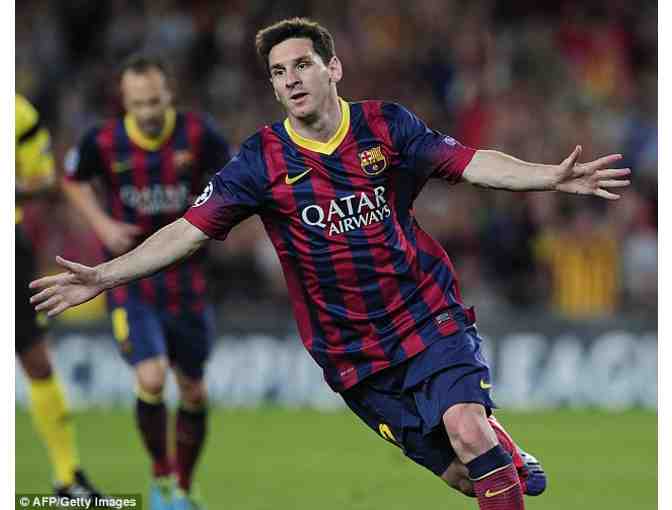 GALA NIGHT ONLY: Barcelona Signed Soccer Jersey w/Messi