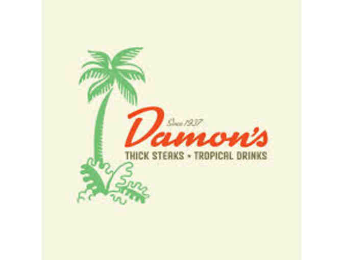 Damon's Restaurant $150 Gift Certificate