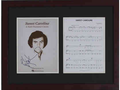 Autographed Neil Diamond "Sweet Caroline" Sheet Music