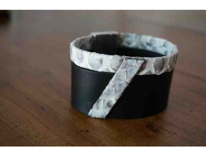 Leather Cuff by Susan Dubow Designs