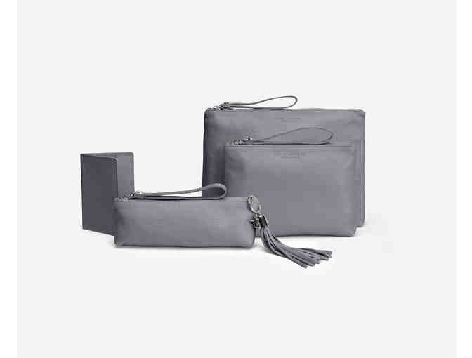 Premium Leather Travel Handbag Set