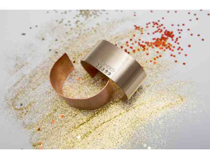 Brass Layered Necklace and Brass Cuff from BRANDED Collective - Photo 3