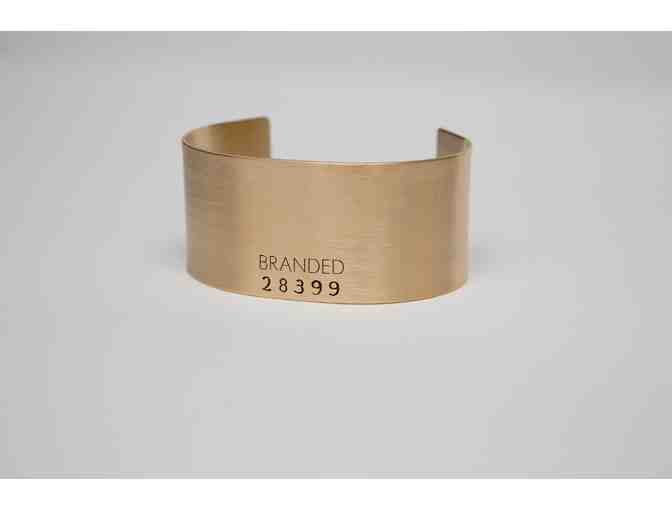 Brass Layered Necklace and Brass Cuff from BRANDED Collective - Photo 2