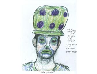 Mike Kelley - Makeup Studies for a Gang of Eurotrash Perverts, 2011