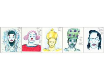 Mike Kelley - Makeup Studies for a Gang of Eurotrash Perverts, 2011