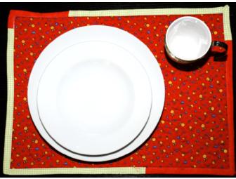 CQP Handmade Placemats - Red