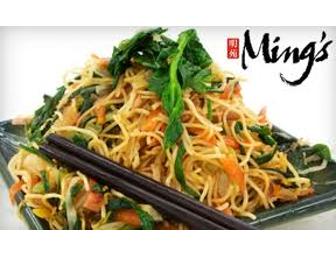 Ming's Chinese Cuisine $50 - #1