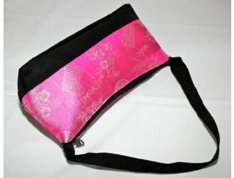 Vietnamese Silk Handbag - Pink