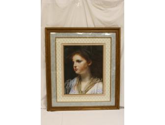 2 Framed Victorian Portraits