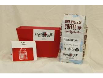 Cadence Coffee Company Basket