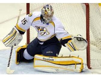 Hockey Stick Autographed by Pekka Rinne, Nashville Predators Goalie