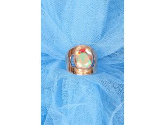Rainbow Mystic Topaz Ring