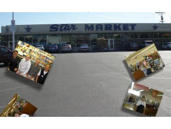 Gift Basket with Wine, Chocolate and Orchids from Star Market