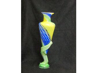 An Elegant Glass Vase from Hawk's View Gallery