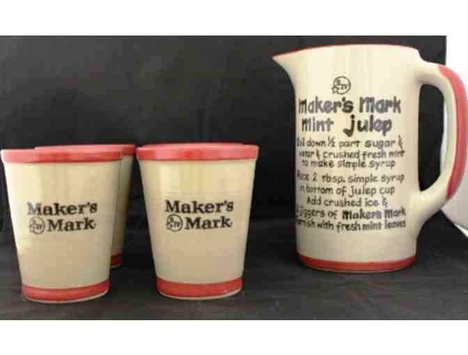 Maker's Mark Mint Julep Set by Louisville Stoneware