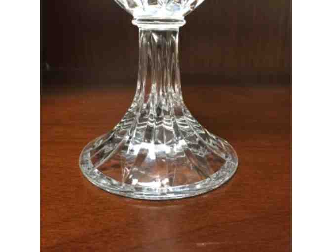 Two Cut Glass 24% Crystal Goblets