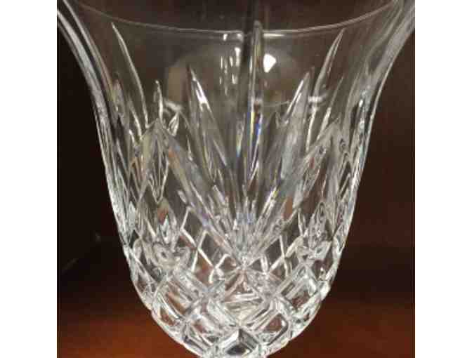 Two Cut Glass 24% Crystal Goblets