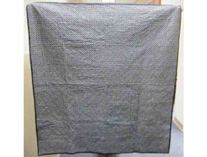 Contemporary Black & White Quilt