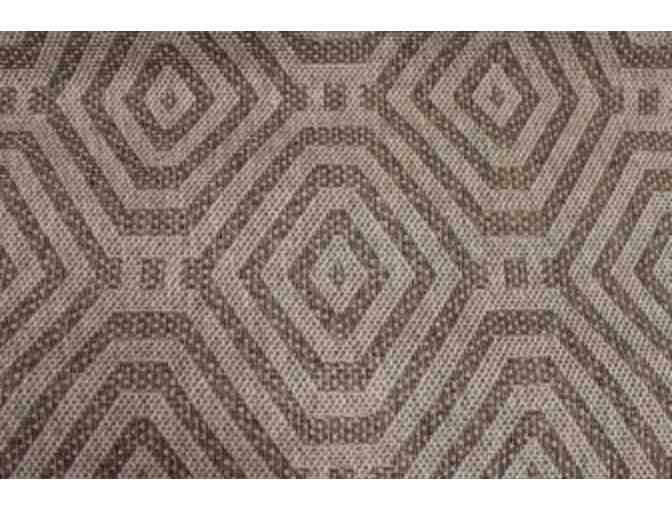 Taupe and Grey 5' x 5' Area Rug