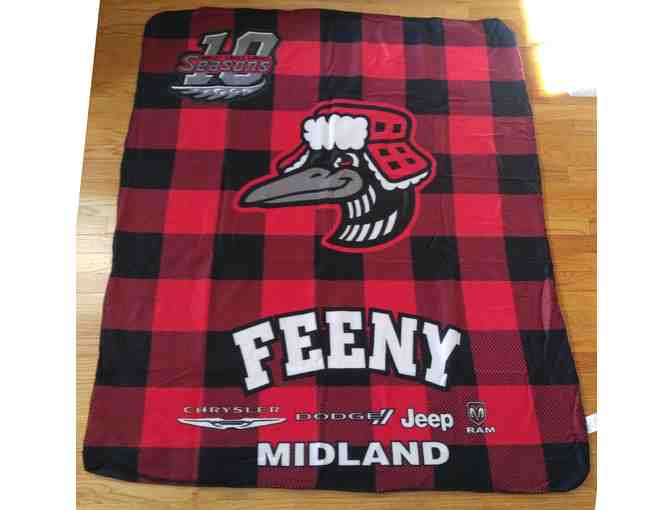 Great Lakes Loons Fleece Blanket and Cold-Weather Hat