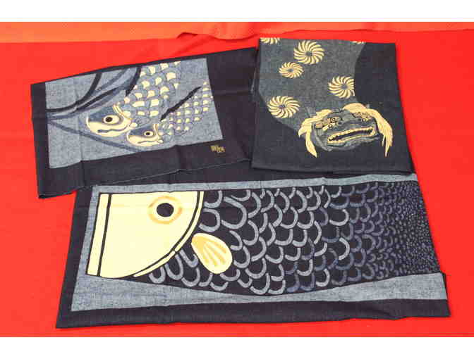 10 Pieces of Traditional Indigo Cloth