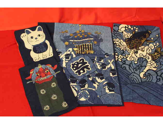 10 Pieces of Traditional Indigo Cloth