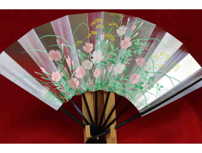 Decorative Fan with Stand