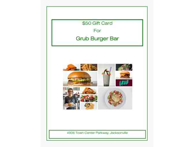 Grub Burger Bar Gift Card