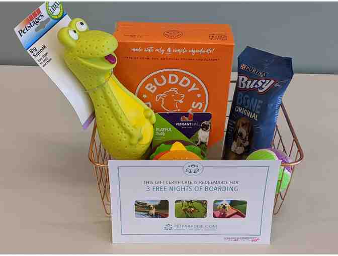 Pet Paradise Basket & Gift Certificate