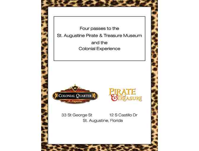 St. Augustine Pirate and Treasure Museum - 4 Museum and 4 Colonial Experience Tickets