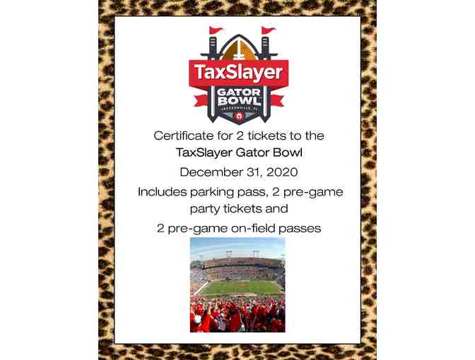 2020 TaxSlayer Gator Bowl Ticket Package for Two