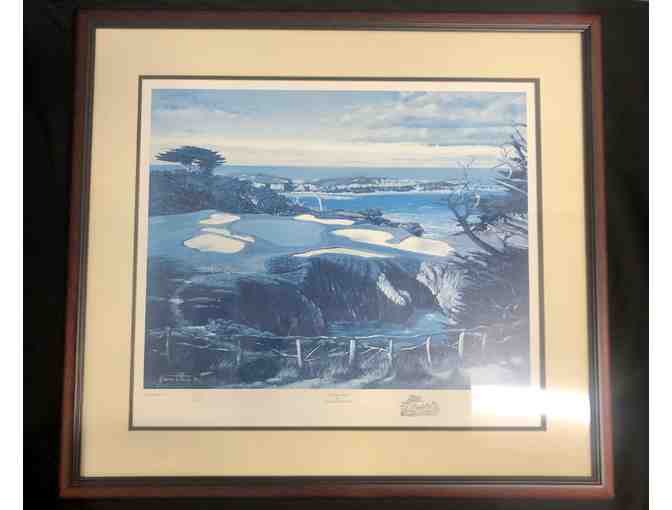 Golf Course Lithograph