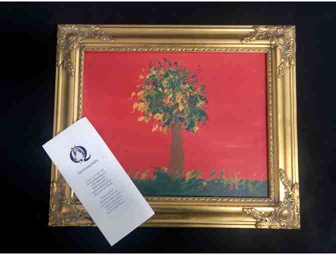 The Painting Sheltie Tree Painting