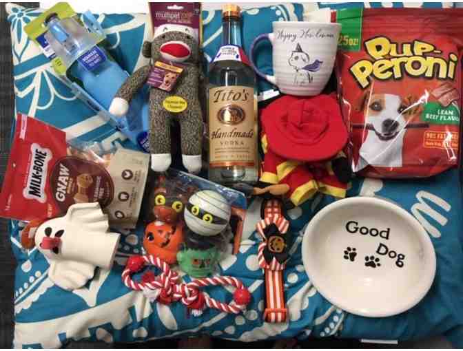 Tito's Vodka Howl-o-ween Spooktacular Doggy Deluxe Kit with a FREE Adoption Certificate