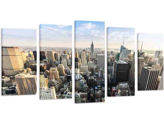 New York Cityscape Wrapped Canvas Wall Art