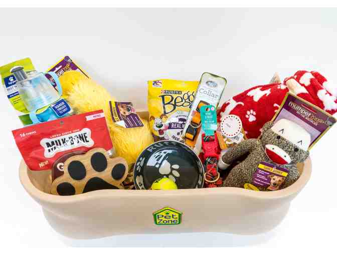 Doggy Toy Box with a FREE adoption certificate and a crate cover