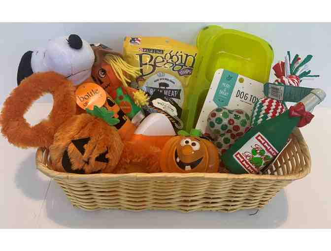Howl Fur the Holidays Basket and a FREE adoption certificate