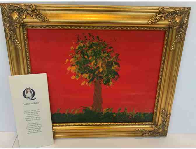 The Painting Sheltie Tree Painting