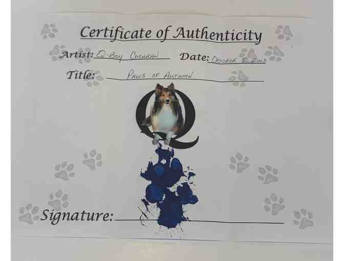 The Painting Sheltie Tree Painting