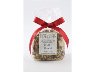 Chocolate Macadamia Butter Brickle from East Hampton Edibles