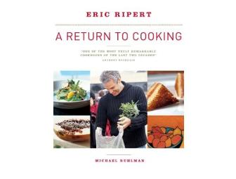 Le Bernardin Cookbooks and Chef Jacket, Signed by JBF Award Winner Eric Ripert