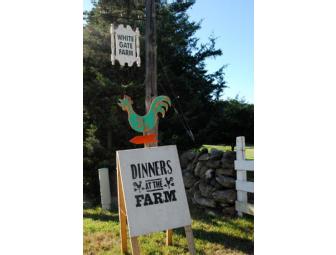 River Tavern's Dinners on the Farm at White Gate Farm, East Lyme, CT