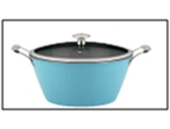 Mario Batali by Dansk Six-Piece Light Enameled Cast-Iron Cookware in Turquoise