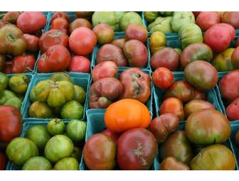 Farmer-Led Tour of Amber Waves Farm and Box of Organic Produce, Amagansett, NY