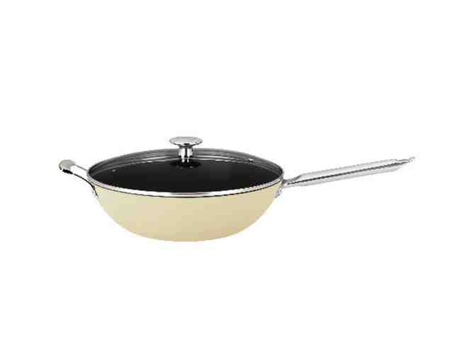 Mario Batali by Dansk Pre-Seasoned Light Cast-Iron Cookware in Dune