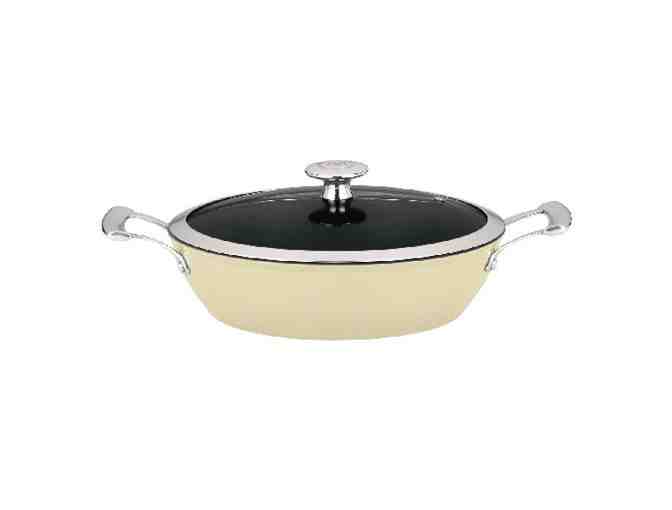 Mario Batali by Dansk Pre-Seasoned Light Cast-Iron Cookware in Dune