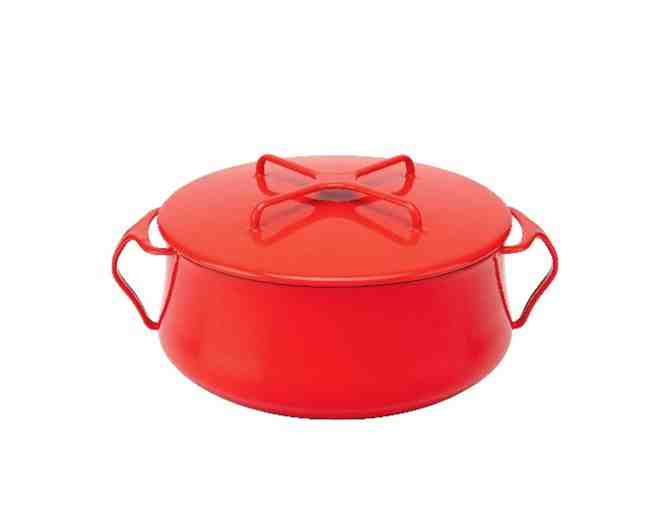 Lenox Dansk Kobenstyle Cookware and Four-Piece Place Setting in Chili Red
